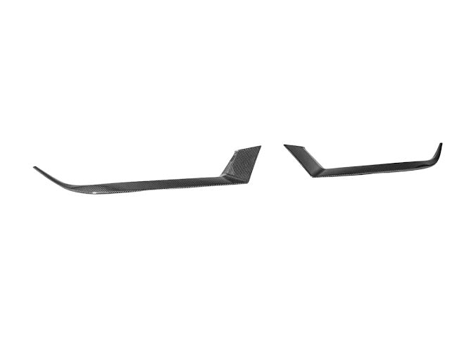 2024-UP FORD MUSTANG S650 ECOBOKST | CARBON FIBER HEADLIGHT EYEBROW TRIM COVER PAIR